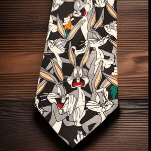 Vintage 1994 Looney Tunes Mania Men's Neck Tie
Bugs Bunny All Over Looney Tunes